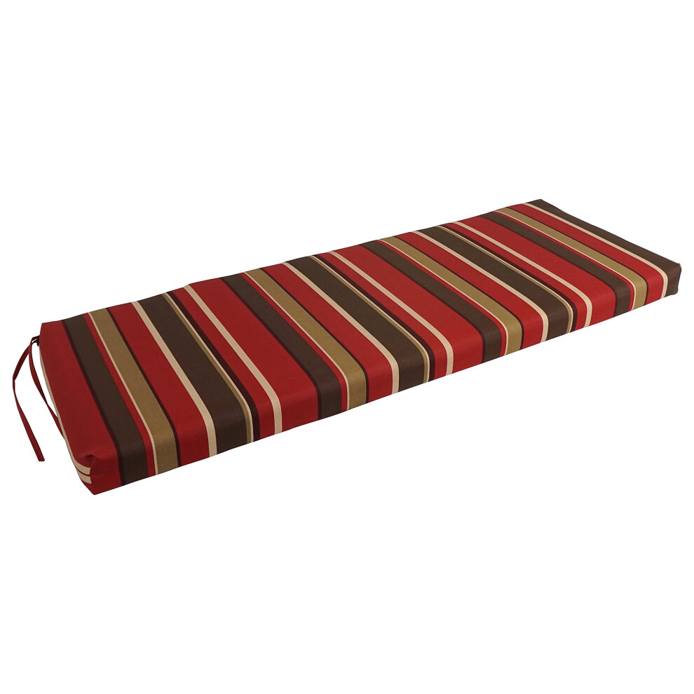 Coussin de banc d'ext   rieur Blazing Needles, lot de 1, Montserrat Sangria