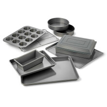 de cuisson de cuisson antiadhsif Calphalon 10 pices comprend une pole  gteau  feuille de biscuit pole  muffins et plus de lave-vaisselle