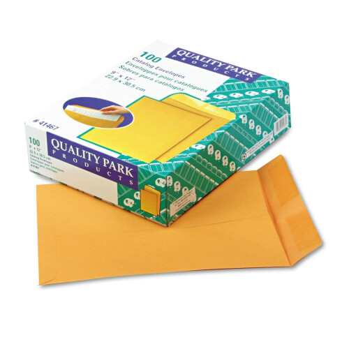 Quality Park Catalogus Envelop 9 x 12 Bruin Kraft 100/Doos 1
