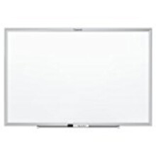 Kvartet Magnetisk t?r sletning Hvidplade 2 'x 1-1/2 tavle nano-ren overflade modst?r bl?kpletter s?lv aluminiumsramme (SM531)