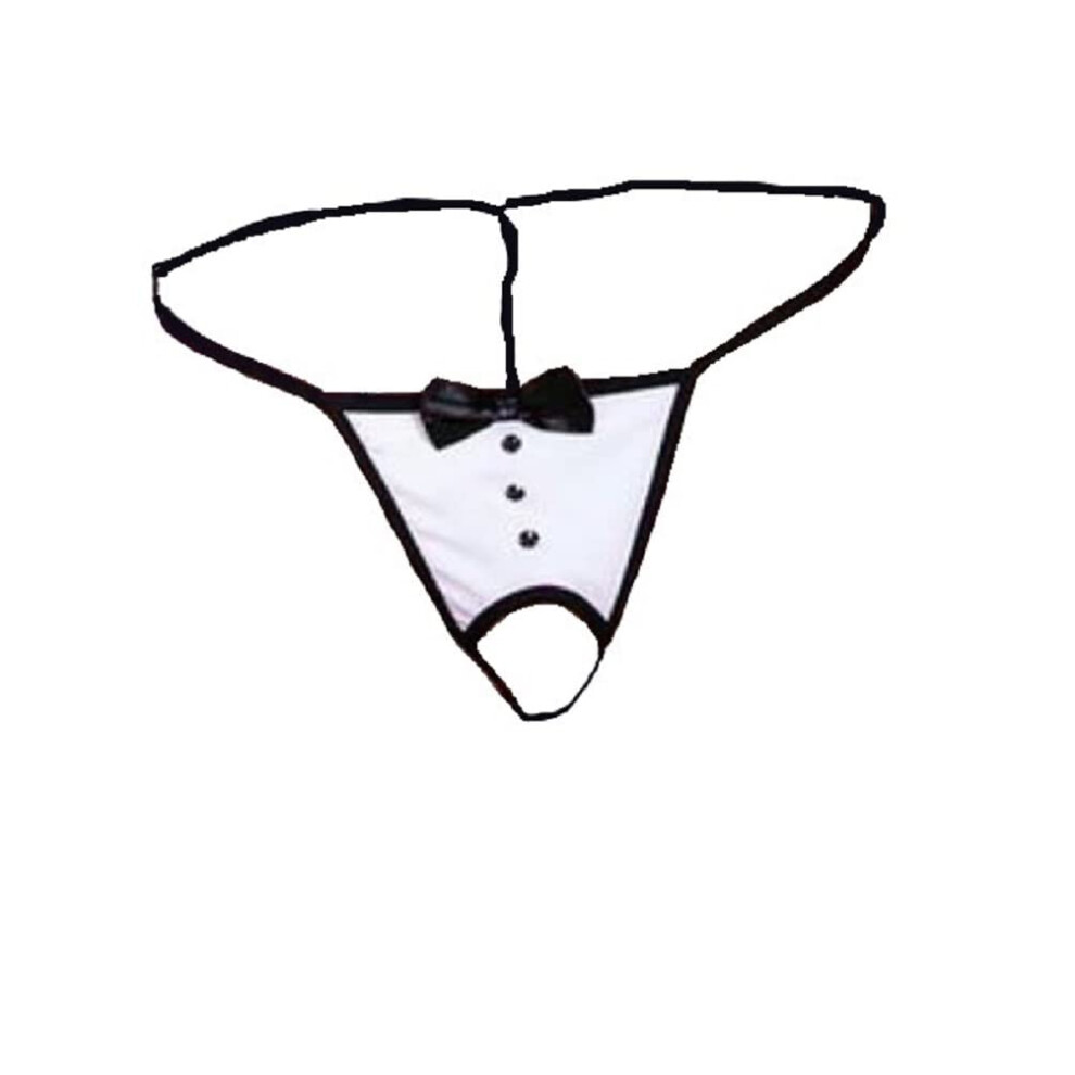 String ouvert en soie magique     Party for Two     blanc, taille unique
