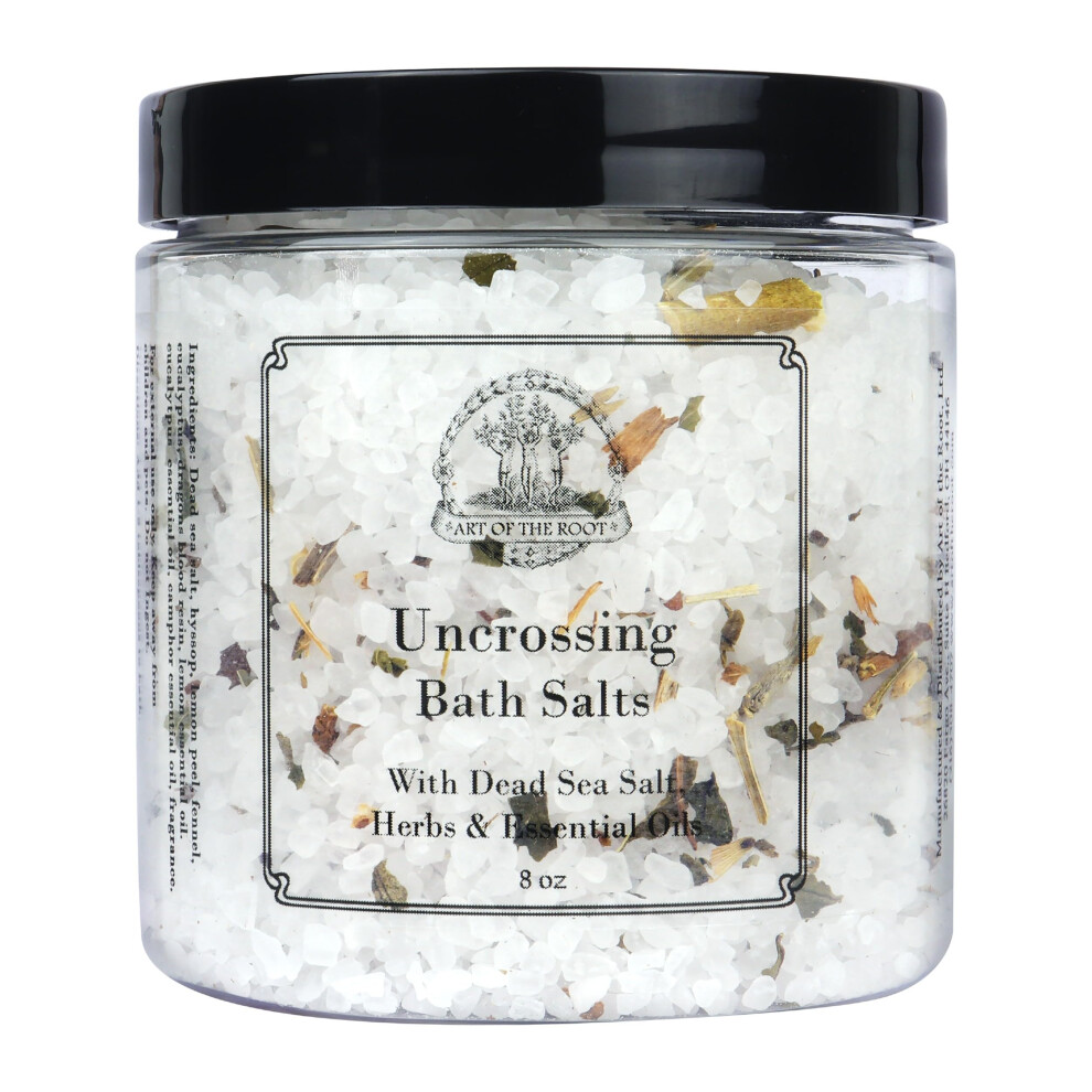 Art Of The Root Uncrossing Bath Salts 8Oz | Spiritual Cleansing Purification & Banishing Rituals | Hoodoo Voodoo Conjure Wicca Spell
