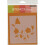 Penny zwarte bloem dans scrapbooking stencil 1