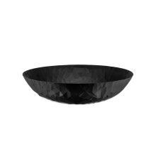 Centro de mesa em aço colorido com resina epóxi, Preto