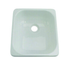 Lippert 209630 Better Bath 13 """" X 15 """" Square Galley/Kitchen Sink White