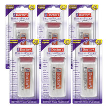 The Doctor's BrushPicks interdentale tandenstokers | 120 stuks per verpakking | (6 stuks)