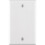 BLANK WALLPLATE 1G WHITE (Pack of 25) 1