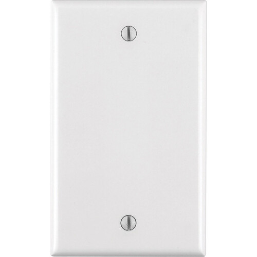 BLANK WALLPLATE 1G WHITE (Pack of 25)
