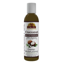 Okay Pure Naturals, Kokosnuss Heißöl Behandlung, Tiefenfeuchtigkeit, 6 oz (177 ml)