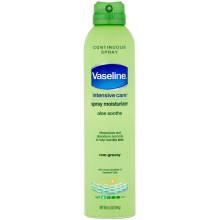 Vaseline Spray and Go Ενυδατική Κρέμα, Aloe Soothe, 6.5 Οζ, 2 Συσκευασίες