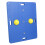 CanDo Balance Board 15x18 Polegadas 1 Polegada Altura Amarelo 1