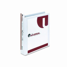 Deluxe Round Ring Vinyl View Binder, 1-1/2in Capacity [Set of 2] Color: Light Blue