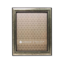Lawrence Frames 536180 Domed Burnished Picture Frame - Silver & Black- 080 in
