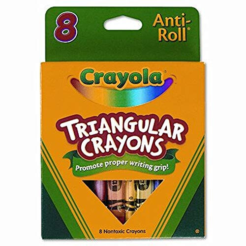 Crayola Triangulära kritor (8/st) [Set om 3]