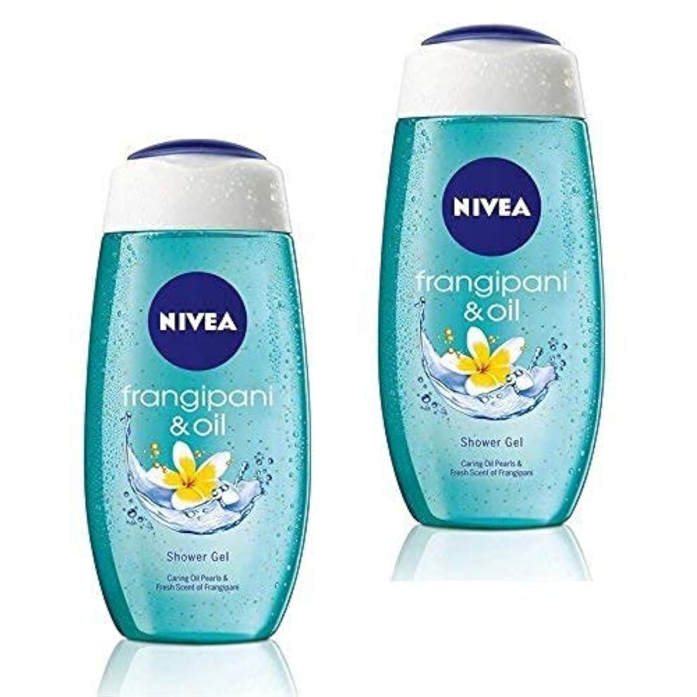 Nivea Frangipani And Oil Shower Gel - 250ml (Pack Of 2)