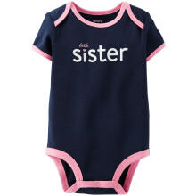 Carter's Slogan-Body (Baby) – Marineblau – 18 Monate