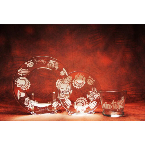 Armor Products 21-1653 Over N Over Glass Etching Stencil de 5 por 8 polegadas dando graas 2