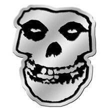 C&D Visionary Misfits Skull 8cm strbrn kovov nlepka