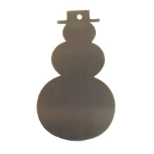 RMP Stamping Blanks 3-1/4 Inch Sneeuwpop met gat Aluminium 0,063 Inch (14 Ga.) - 10 stuks