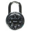 Master Lock Combination Padlock, Ctr, Black/Silver, PK2 2