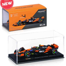 Bburago F1 Mclaren MCL38 2024 Norris w/Helmet 1:43 Diecast Model B18-38215N - Board Game