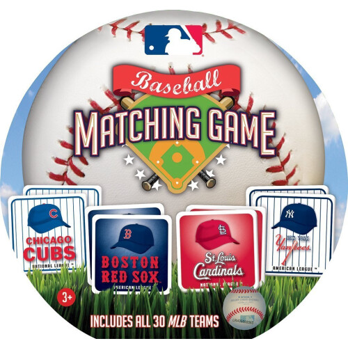Hra MasterPieces MLB Přiřazovací Hra, Všechny 30 Baseballových Týmů, Pro Věk 3+ 1