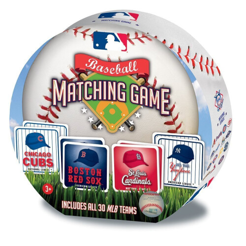 Hra MasterPieces MLB Přiřazovací Hra, Všechny 30 Baseballových Týmů, Pro Věk 3+