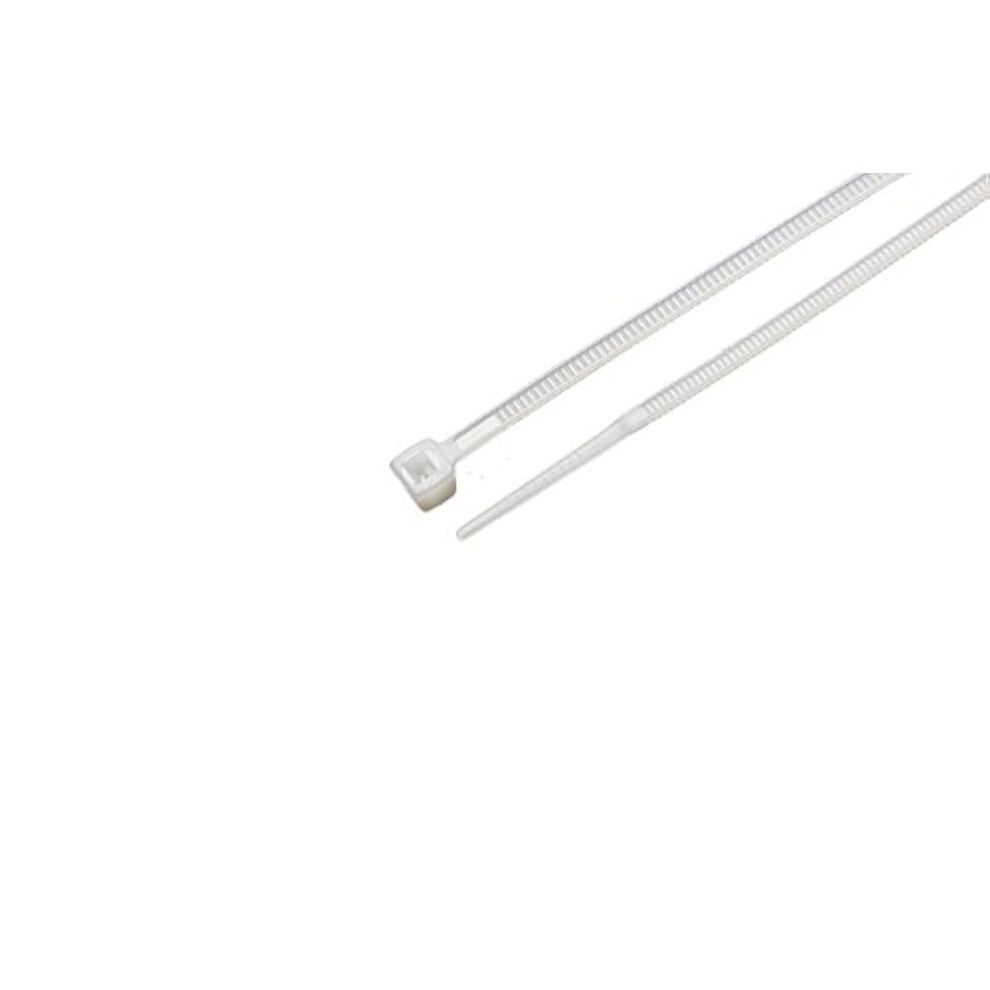 South Main Hardware 848103 1000-Pack 4 Inch Natural 1 000-Pack 18-Lb Test Small Cable Ties 1000 Tie 841511100045