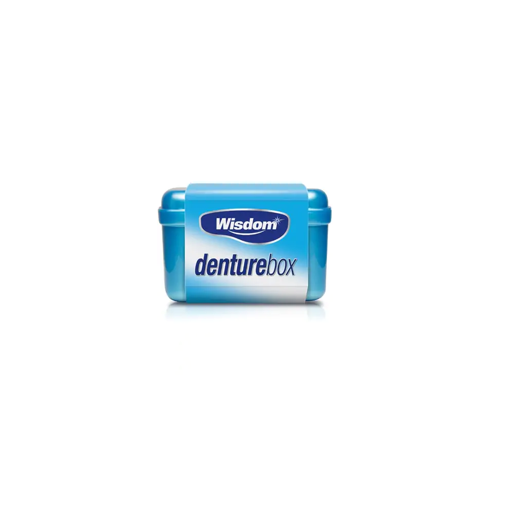 Wisdom (1 Box) Denture Box Dental Storage Case Container