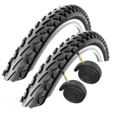 Schwalbe Land Cruiser 700 x 35c Hybrid Bike Tyres with Presta Tubes (Pair)