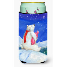 """"Caroline's Treasures CDCO0488TBC """"""""Jeges medve melegvizes palackkal"""""""" Tall Boy Beverage Insulator Hugger Multicolor""""