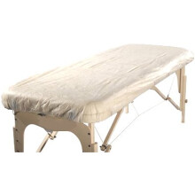 Sábana desechable ajustada "Impermeable" para mesa de masaje, 10 unidades por paquete