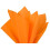 Papel de seda a granel laranja claro tangerina 15 polegadas x 20 polegadas - 100 folhas de papel de embrulho de presente premium feito nos EUA 2