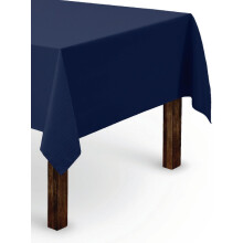 Gee Di Moda Rectangle Tablecloth - 60 x 126 tommer marineblå bordklud til 8 fod rektangel tabel - kraftigt vaskbart stof - til 8 ft buffet bord f