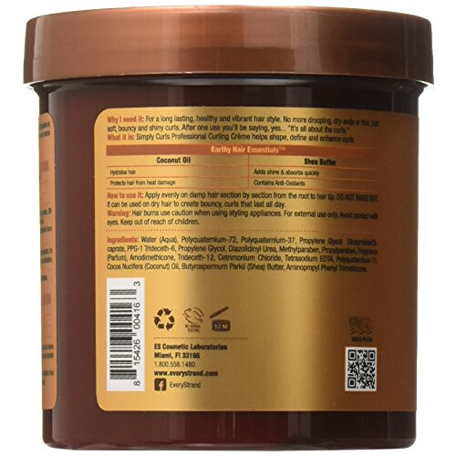 Every Strand Simply Curls Coco Oil/Shea Curl Creme 15 unc 2