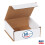 Caixa EUA BM552 5 """" L x 5 """" W x 2 """" H Branco (pacote de 50) 3