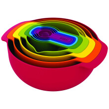 Joseph Joseph Nest 9 Plus Nesting Set - Red 9 Piece