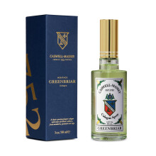 Caswell-Massey Greenbriar Gold Cap Cologne Herrenparfüm mit klassischem und pikantem Duft mit Zitrussalbei und robusten samtigen Noten, 3 Fl Oz