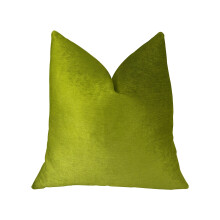 Plutus Brands Plutus Contentment Grass Handmade Throw Pillow 12 x 25 Green