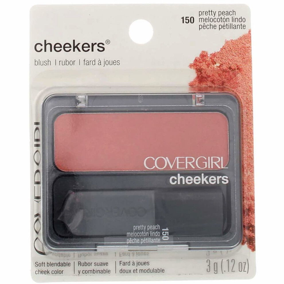 Covergirl Cheekers Blush Pretty Peach [150] 0,12 Oz (3Er Pack)-image