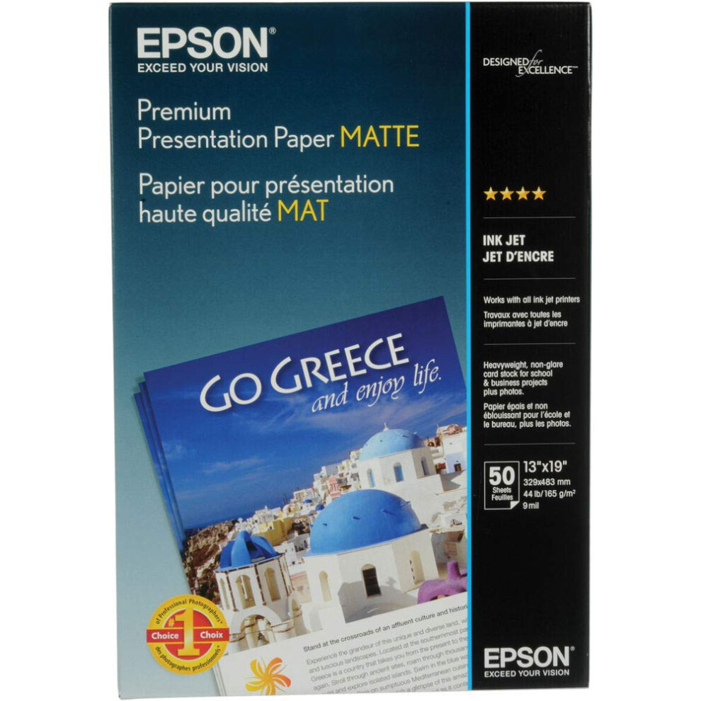 Epson S041263 13X19 Heavyweight Matte Paper