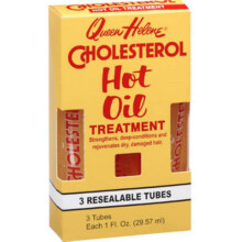 Queen Helene Cholesterol Hot Oil Treatment in Resealable Tubes 3-1 fl oz (29.57 ml) tubes