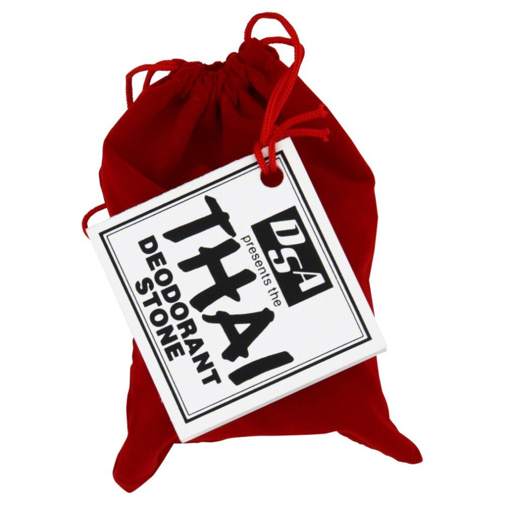 ?A??A?D????? Ap?S??T??? P?T?A Thai Deodorant Stone Stone In Velvet Pouch - 1 Pouch Pouch Color May Vary