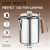 Coffee Percolators Stovetop for Camping, Percolator Coffee Pot 9 Cup 3