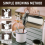 Coffee Percolators Stovetop for Camping, Percolator Coffee Pot 9 Cup 5