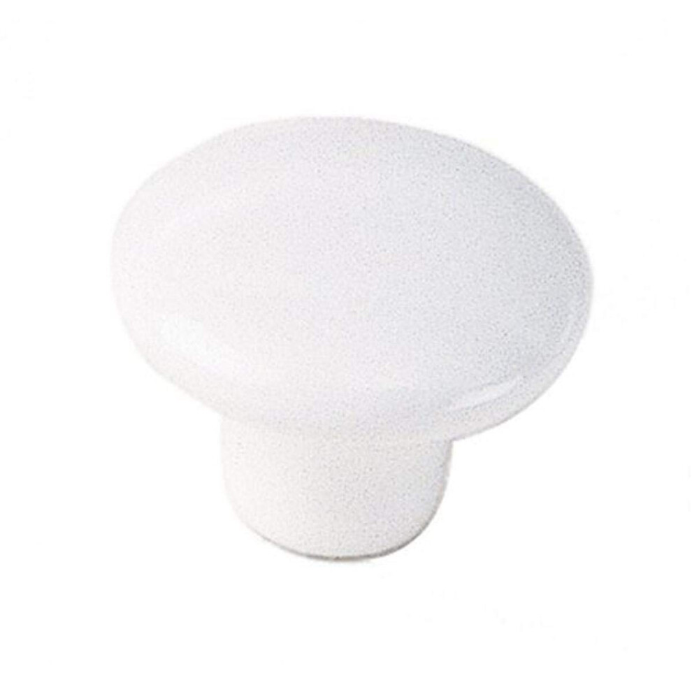 Laurey 1742 Mesa 1-1/2-Inch Diameter Ceramic Knob White 696720199683