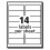 AVE5962 - Easy Peel Mailing Address Labels 4