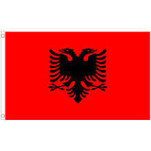 (3' x 2' (90cm x 60cm)) Albania National Polyester Flag