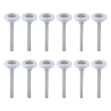 Lot de 12 roulettes de porte de garage de 2 pouces, pour usage résidentiel et commercial