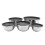 5 Pcs Mixing Bowl,Stainless Steel Stackable Salad Bowl with Airtight 2